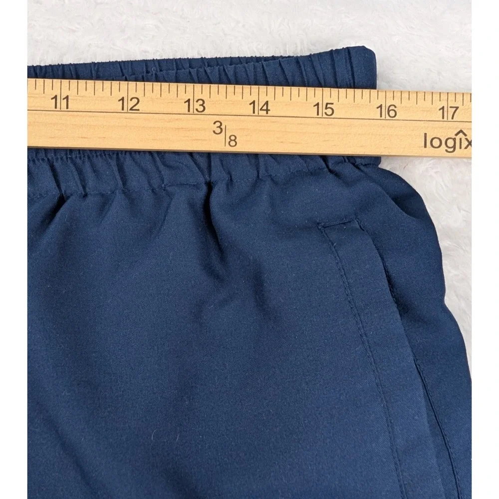 NFL New England Patriots Men's Large Navy Blue Zip Ankle Lined Track Pants